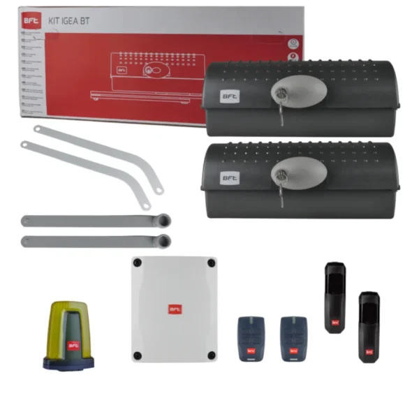 Moteur à bras pour portail battant- Kit IGEA BT Motorisation portail 2 battants BFT